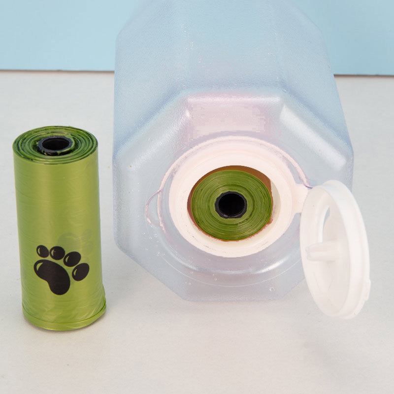 Portable Cat Dog Water Bottle Food Feeder Drinker Poop Dispenser 3 In 1 Leak-proof Multifunctional Dog Water Bottle Pet Products Meifu Market