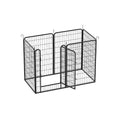 6 Panels Heavy Duty Metal Playpen With Door 39.37 H Dog Fence Pet Exercise Pen For Outdoor, Indoor Meifu Market