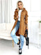 Women's Zip-Up Hoodie Brushed Fleece Jacket Long Sleeve Meifu Market