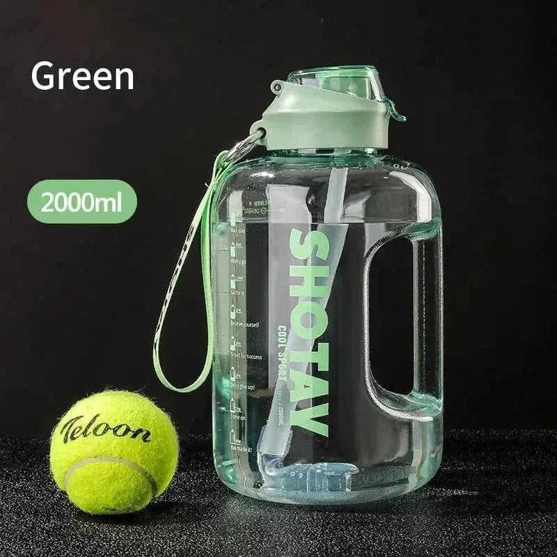 large capacity sports water bottle | portable gym hydration cup | leak-proof travel tumbler | energy saving
