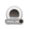 Automatic Litter Box Cat Toilet Smart Pooper Scooper - back view (pattern: check)
