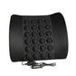 12V Car Massager Chair Pad - Neck & Waist Pillow for Pain Relief - view 11 (material: cotton | pattern: check)