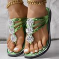 Floral Pattern Flip-Flops Comfortable Casual Summer Beach Slippers - Anklet Not Included Meifu Market