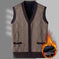 merino wool sweater vest | slim fit waistcoat men | lightweight cardigan for layering | ultrasonic cleaning
