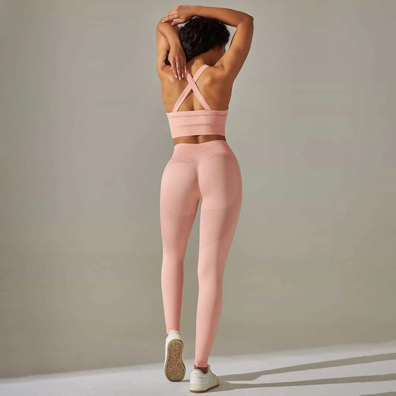 seamless sports pants | high-waisted yoga pants | breathable workout leggings | energy saving