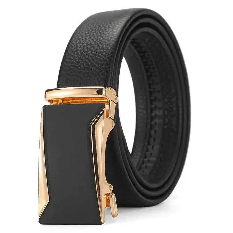 Genuine Leather Automatic Pure Leather Belt Boys Style 10 - available style options