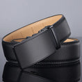 Men's Two-layer Cowhide Comfort Click Belt Meifu Market