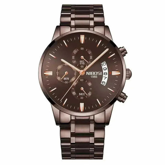 sapphire crystal glass | 100m water resistance | stainless steel bracelet | ultrasonic cleaning