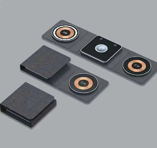 15w fast wireless charging | aluminum alloy construction | multifunctional charging station | ultrasonic cleaning