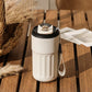 vacuum insulated stainless steel | 450ml thermal bottle | portable coffee mug | ultrasonic cleaning