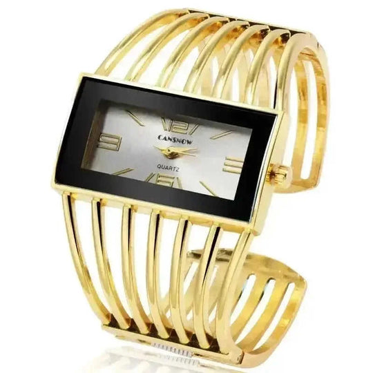CANSNOW Luxury Rose Gold Bangle Bracelet Watch - Fashion Women's Dress Watch - Elegant Ladies Wristwatch - Meifu Market