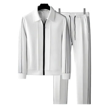 Casual Sports Men's Long-sleeved Cardigan Sweater Baggy Coat