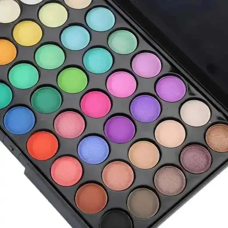 long lasting waterproof eyeshadow | 40 color matte palette | professional makeup kit | ultrasonic cleaning