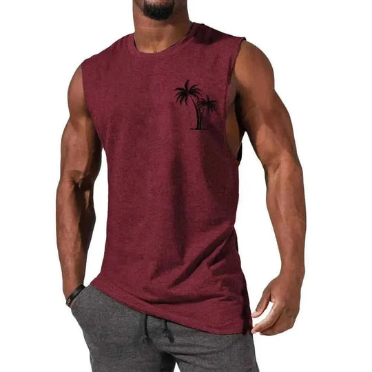 quick-dry fabric muscle tank | moisture-wicking workout vest | sleeveless athletic shirt for men | energy saving