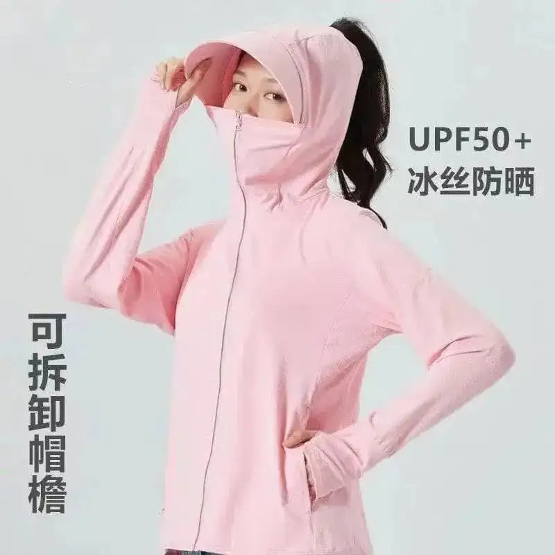 upf 50 sun protection shirt | lightweight hooded sun shirt | long sleeve rash guard women | energy saving