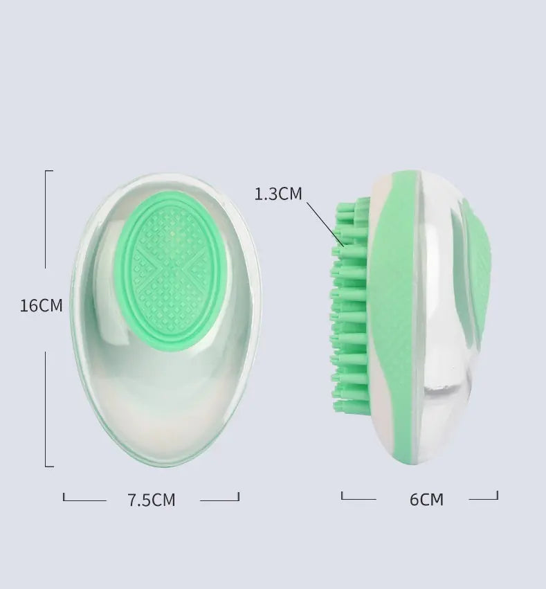 Dog Cat Bath Brush 2-in-1 Pet SPA Massage Comb Soft Silicone Pets Shower Hair Grooming Cmob Dog Cleaning Tool Pet Products Meifu Market