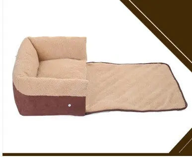 Flip Pet Nest Removable Pet Beds with Blanket Meifu Market