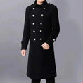 Autumn And Winter New Slim-fit Wool Coat Men's Coat 2XL - styled ftcayanz men's wool coat winter slim fit pea coats single...