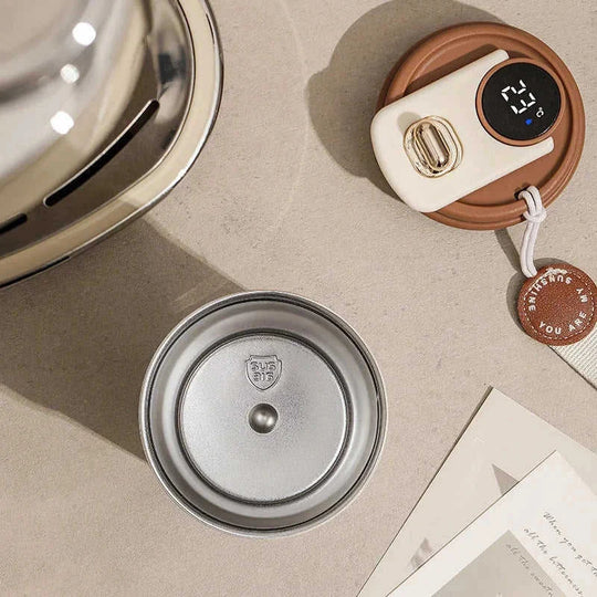 vacuum insulated stainless steel | 450ml thermal bottle | portable coffee mug | ultrasonic cleaning
