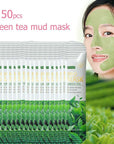 50pcs Japan Sakura Clay Mask for Face Deeply Cleansing Moisturizing Oil - Control Anti - Aging Wrinkle Pink Mud Mask Facial Skincare - Meifu Market