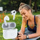 Airpod 3rd Charging Case Wireless Earphone - close-up detail (color: white | pattern: check)