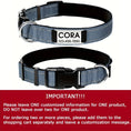 reflective dog collar | adjustable neoprene collar | padded breathable nylon collar | ultrasonic cleaning