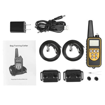 Dog Training Collar - 800m Remote Control Anti-Bark Rechargeable