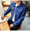 heavyweight denim jacket | durable cotton construction | classic trucker jacket | energy saving
