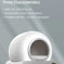 Automatic Litter Box Cat Toilet Smart Pooper Scooper - lifestyle (pattern: check)