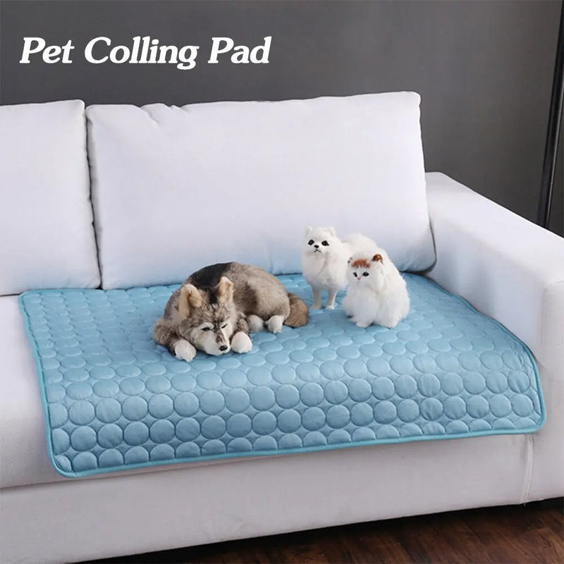 Pet Dog Cat Ice Silk Cold Nest Pad For Cooling In Summer Meifu Market
