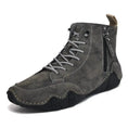 Men's High-top Handmade Leisure Ankle Boots Meifu Market