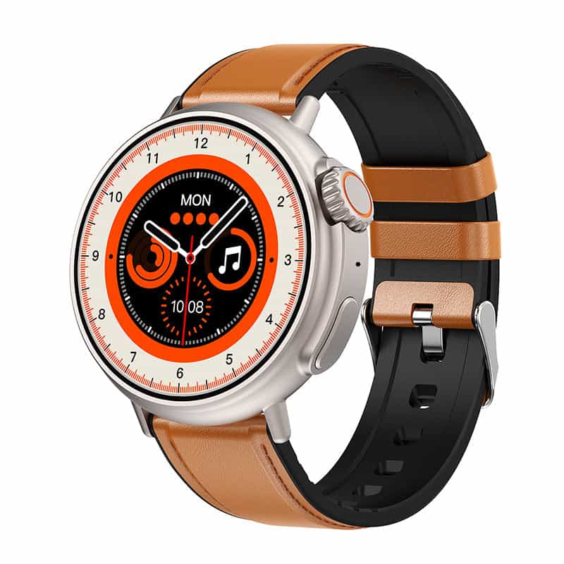 New K9 Smart Watch 1.39 Round Screen Encoder True Screw Clip Wireless Charging NFC Offline And Payment Function Meifu Market