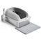 Stainless Steel Cat Litter Box with Lid - XL for Large Cats + Mat Meifu Market