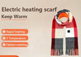 usb-c rechargeable heating scarf | machine washable electric shawl | adjustable temperature settings | ultrasonic cleaning