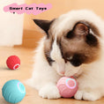 Smart Cat Toys Rolling Ball Pet Cat Owner Interactive Pets Toys Automatic Bouncing Ball USB Self Hi Teasing Kittens Jumping Ball Meifu Market