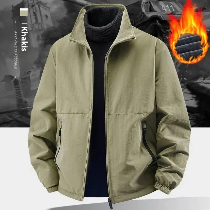fleece lined jacket | lightweight winter coat | loose fit top | ultrasonic cleaning