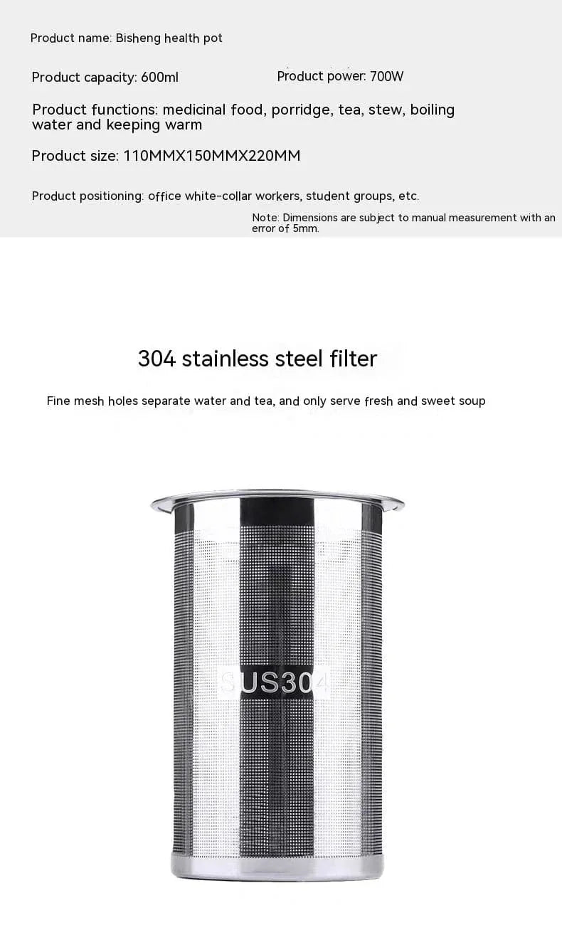 portable electric kettle | stainless steel travel kettle | mini water boiler for tea | ultrasonic cleaning