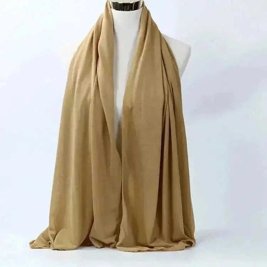 lightweight cotton blend fabric | breathable head covering scarf | large size shawl for women | ultrasonic cleaning