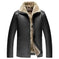 genuine leather coat | premium velvet lining | full-length one-piece coat | energy saving