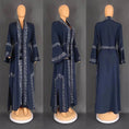 long-sleeve abaya dress | breathable cotton fabric | plus size prayer gown | energy saving