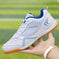 Flat Bottom Soccer Shoes Training Shoes Men 38 - angle view with men's training shoes adidas us features