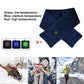 usb charging heating scarf | 3 temperature adjustable settings | heated neck warmer for cycling | ultrasonic cleaning