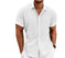 Men's Linen Short Sleeved T-shirt Loose Fitting 3XL - complete package contents