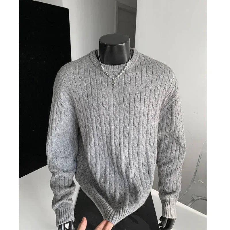 machine-washable wool blend | oversized fit sweater | vintage-inspired knitwear | ultrasonic cleaning