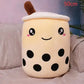 Cute Fruit Drink Plush Stuffed Soft Strawberry Milk Tea Plush Boba Tea Cup Toy Bubble Tea Pillow Cushion Kids Gift Meifu Market