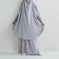 plus size abaya dress set | modest muslim prayer dress | breathable cotton blend fabric | ultrasonic cleaning