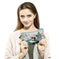 waterproof cosmetic bag | 8x5 inch makeup pouch | polyester fabric construction | ultrasonic cleaning