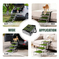 Foldable Dog Ramp For Cars, SUVs, Trucks, Portable Pet Dog Stairs For Large Dogs With Non-Slip Surface  Reinforced Design, Lightweight Yet Sturdy Supports Up To 250lbs Meifu Market