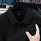 mercerized cotton polo shirt | mens short sleeve polo | breathable cotton shirt | energy saving