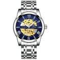 automatic mechanical movement | stainless steel case | 50m waterproof rating | energy saving